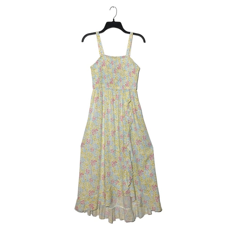 NWOT Gypsy & Jade Floral Maxi Sun Dress with Ruffles Size Medium